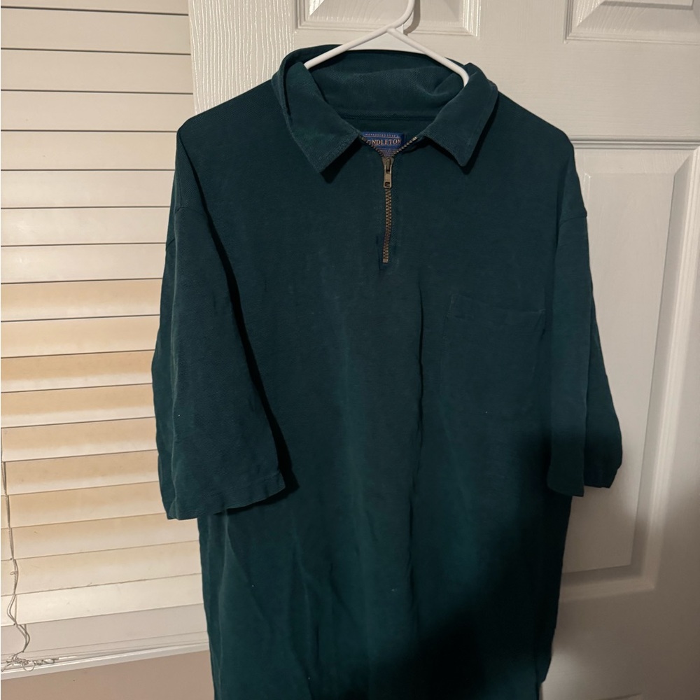 Pendleton Men's Green Polo Shirt